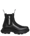 Karl Lagerfeld Luna Maison Karl Gore Boot Black Lthr In Black