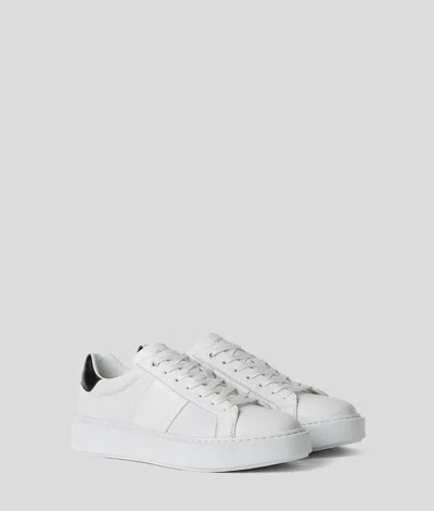 Karl Lagerfeld Rue St-guillaume Maxi Kup Sneakers In White