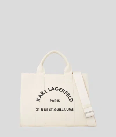 Karl Lagerfeld Rue St-guillaume Medium Tote Bag In Sand