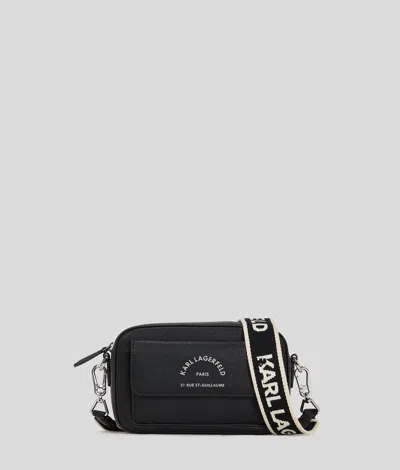 Karl Lagerfeld Rue St-guillaume Metal Crossbody Bag