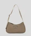 Karl Lagerfeld Rue St-guillaume Metal Logo Shoulder Bag
