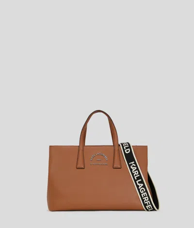 Karl Lagerfeld Rue St-guillaume Metal Satchel Bag