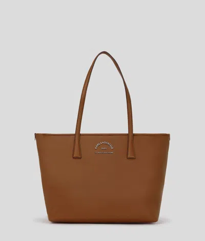 Karl Lagerfeld Rue St-guillaume Metal Tote Bag