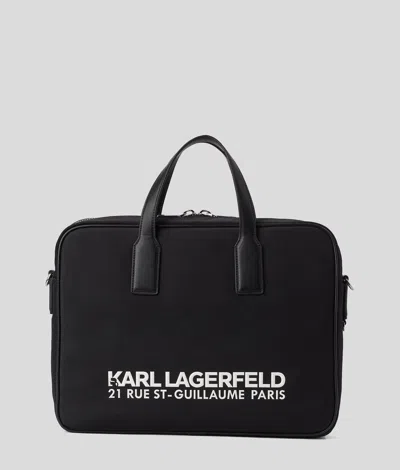 Karl Lagerfeld Rue St-guillaume Nylon Briefcase