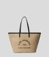 Karl Lagerfeld Rue St-guillaume Raffia Tote Bag