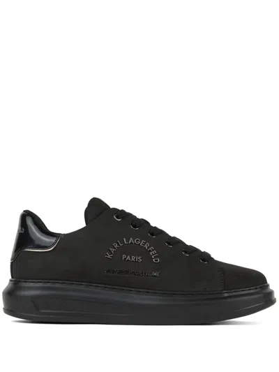 Karl Lagerfeld Rue St-guillaume Sneakers In Black