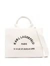 Karl Lagerfeld Rue St-guillaume Square Tote Bag In 106