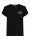 Karl Lagerfeld Rue St-guillaume T-shirt In Black