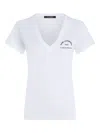 Karl Lagerfeld Rue St-guillaume T-shirt In White