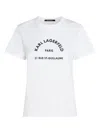 Karl Lagerfeld Rue St-guillaume T-shirt In White