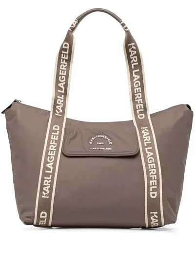 Karl Lagerfeld Rue St. Guillaume Tote Bag In 褐色