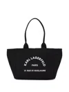 Karl Lagerfeld Rue St-guillaume Tote Bag In Black