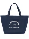 Karl Lagerfeld Rue St-guillaume Tote Bag In Blue
