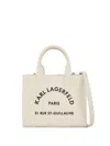 Karl Lagerfeld Rue St. Guillaume Tote Bag In Neutrals