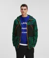 Karl Lagerfeld Rue St-guillaume Transformer Parka In Multi