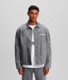 Karl Lagerfeld Rue St-guillaume Washed Denim Jacket