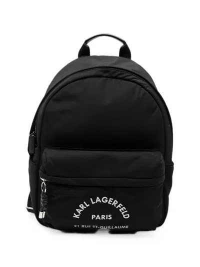 Karl Lagerfeld Rue St-guillaume Backpack In Black
