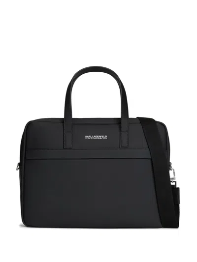 Karl Lagerfeld Rue St-guillaume Briefcase In Black