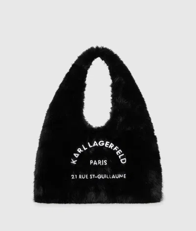 Karl Lagerfeld Rue St-guillaume Faux-fur Hobo Bag
