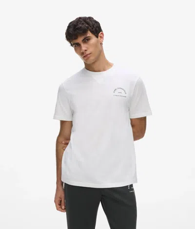 Karl Lagerfeld Rue St-guillaume Loungewear T-shirt In White