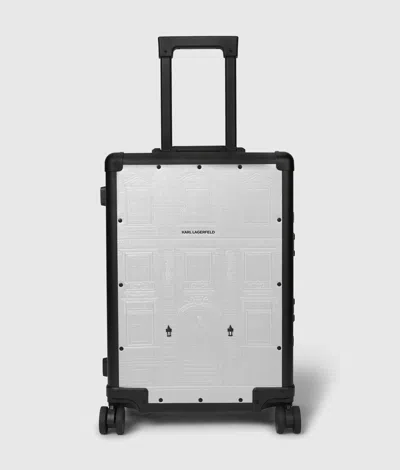Karl Lagerfeld Rue St-guillaume Metallic Trolley Bag