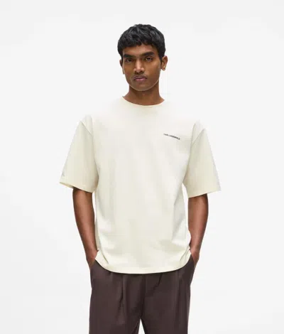 Karl Lagerfeld Rue St-guillaume Relaxed T-shirt In White