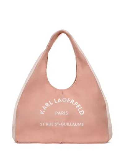 Karl Lagerfeld Rue St-guillaume Tote Bag In Pink