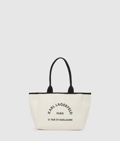 Karl Lagerfeld Rue St-guillaume Transformable Tote Bag In Brown