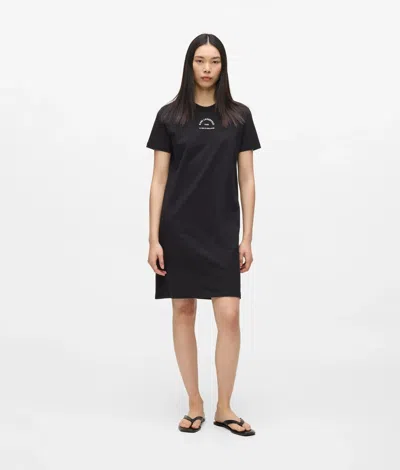 Karl Lagerfeld Rue St. Guillaume T-shirt Mini Dress In Black