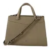 Karl Lagerfeld Enchanting Sage Green Leather Tote In Green