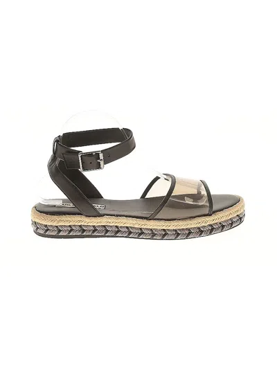 Pre-owned Karl Lagerfeld Sandals In Black