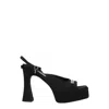 Karl Lagerfeld Sandals Lazula Womens Fabric Black