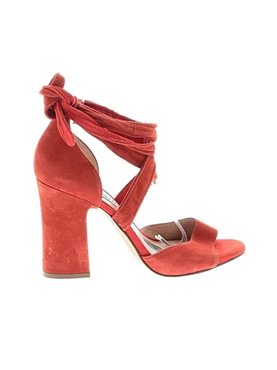 Pre-owned Karl Lagerfeld Sandals In Red
