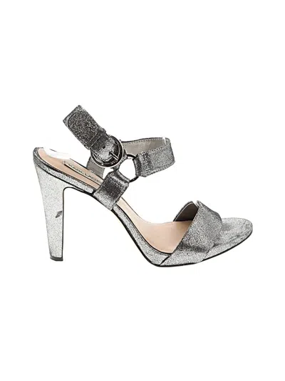 Pre-owned Karl Lagerfeld Sandals In Silver