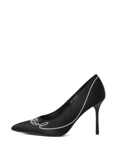 Karl Lagerfeld Sarabande Pearl-embellished Pumps In Black