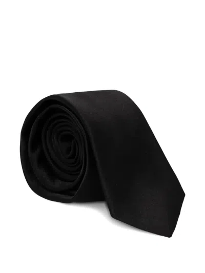 Karl Lagerfeld Satin-finish Tie In White