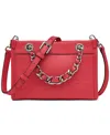 Karl Lagerfeld Savoie Small Leather Crossbody In French Rose