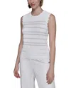 Karl Lagerfeld Scallop Edge Tank Top