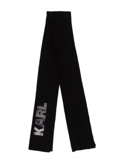 Pre-owned Karl Lagerfeld Scarf In Black