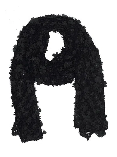 Pre-owned Karl Lagerfeld Scarf In Black