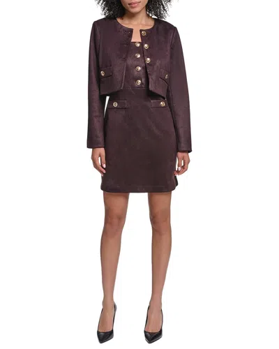 Karl Lagerfeld Scuba Jacket In Brown