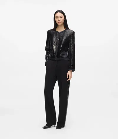 Karl Lagerfeld Sequin Tailored Pants