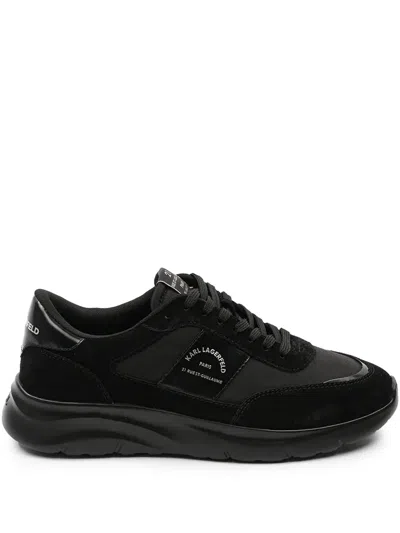 Karl Lagerfeld Serger Sneakers In Black