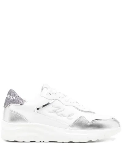 Karl Lagerfeld Serger Trainers In White