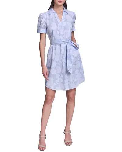 Karl Lagerfeld Shirt Dress In Purple