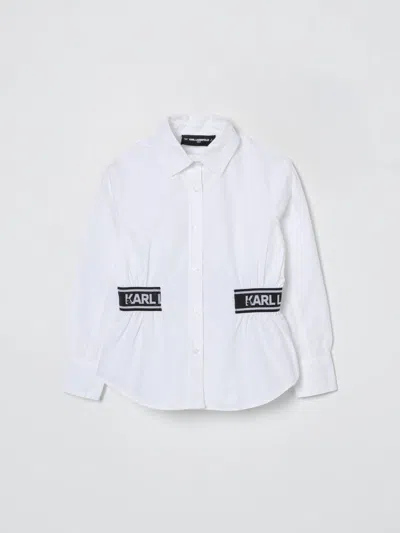 Karl Lagerfeld Shirt  Kids Kids Color White