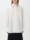 Shop Karl Lagerfeld Shirt  Woman Color White In Weiss