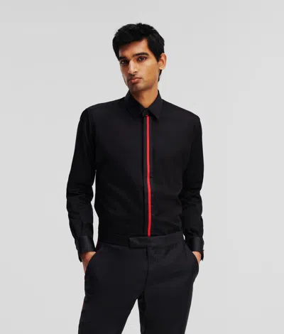 Karl Lagerfeld Shirt Modern Fit In Black