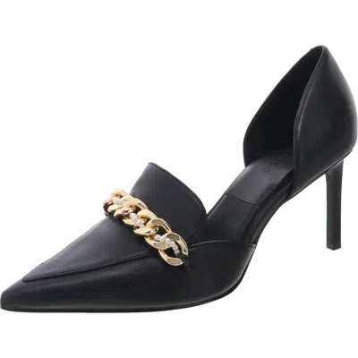 Karl Lagerfeld Shivani Womens Patent Embellished Pumps