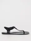 Karl Lagerfeld Ikonik Karl-patch Sandals In Schwarz